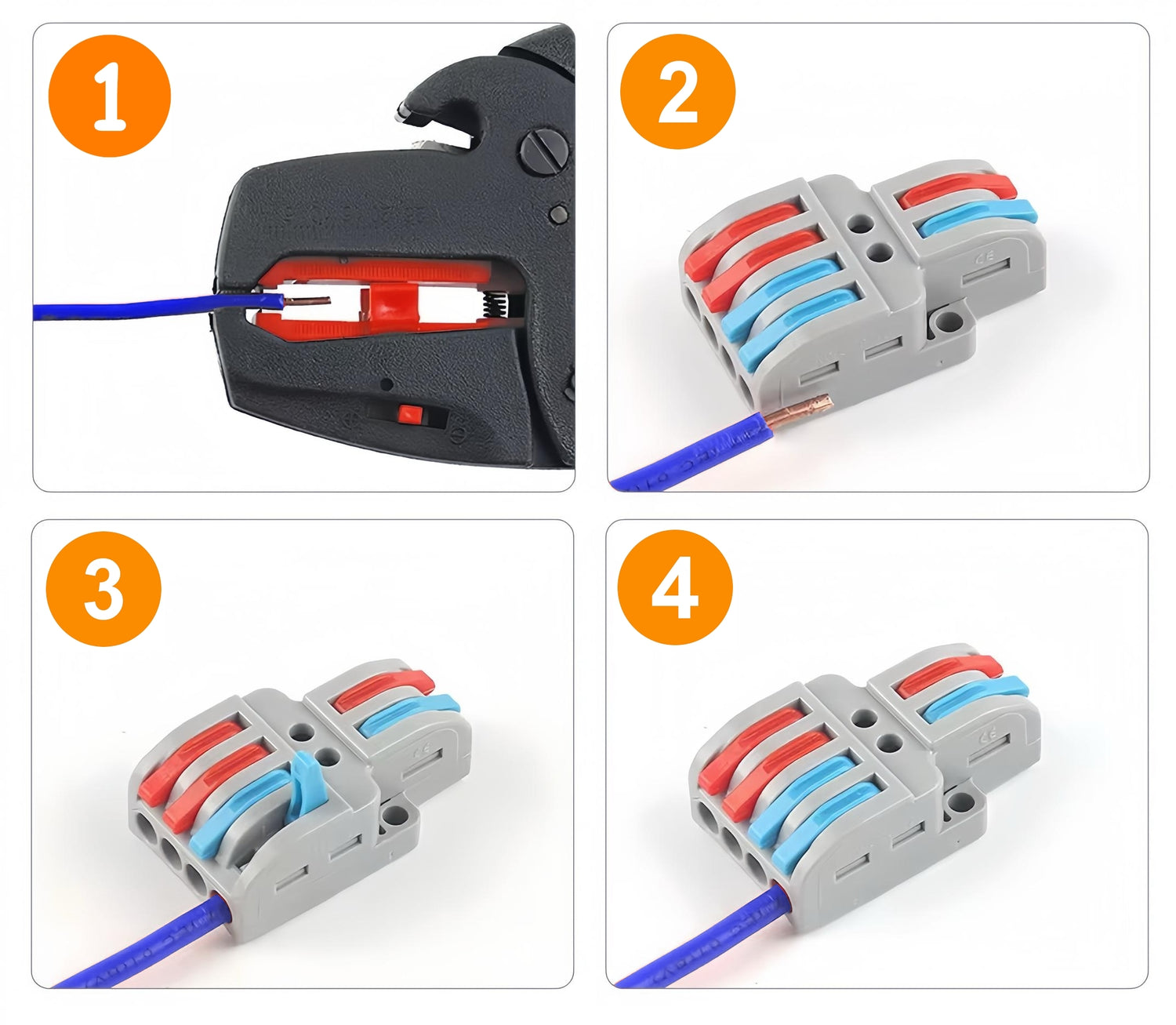4 étapes simples pour connectez tous vos fils, sans tournevis