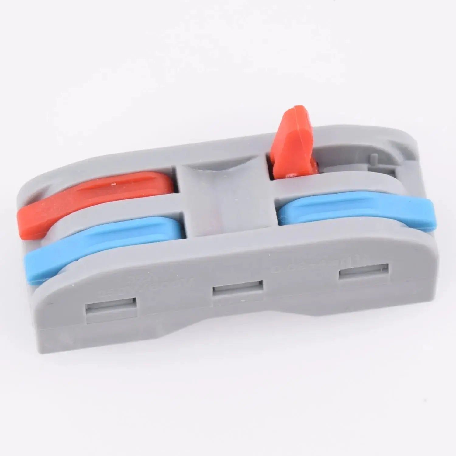 Borne a levier - 2 circuits-4 contacts - 32A - PCT-222- 1 levier ouvert