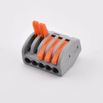 Borne PCT-215 pour applications électriques intensives, format inspiré WAGO 222-415