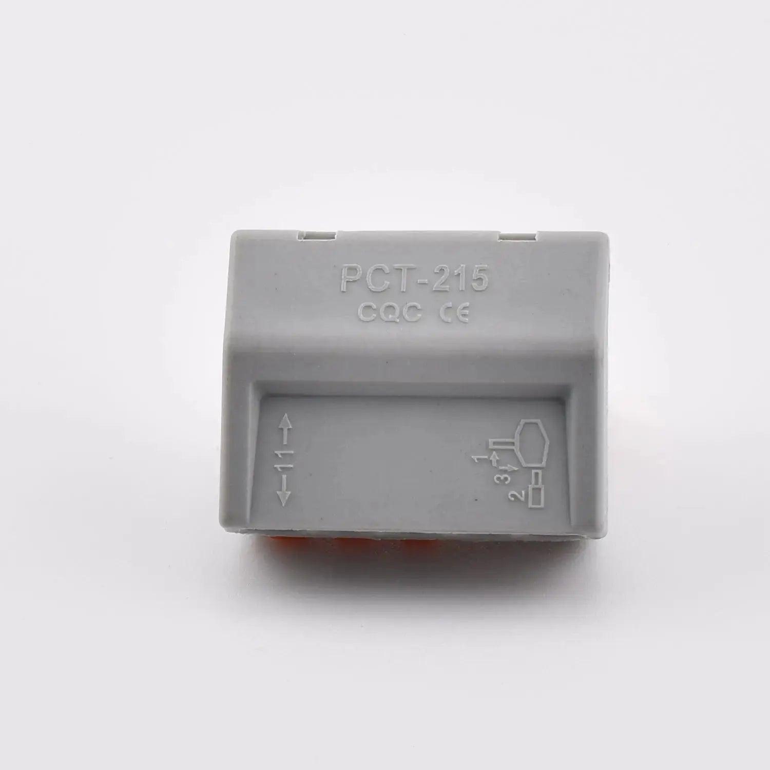 Connecteurs PCT-215 5 pôles, conçus pour un câblage rapide et sécurisé, vue de dessous

