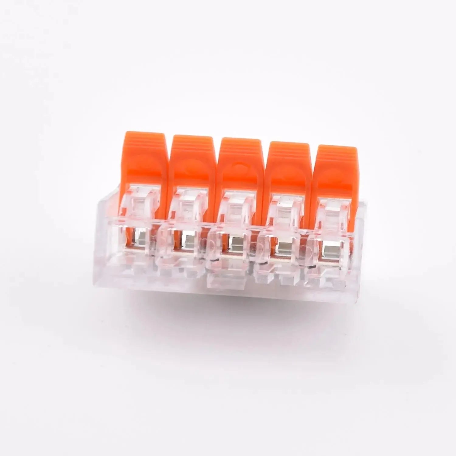 PCT-415 – leviers relevés – borne prête à raccorder 5 fils – alternative WAGO