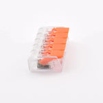 "Borne transparente 5 contacts 32A PCT-415, profil"