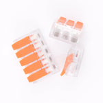 cablage des bornes à leviers transparentes- 2-3-5 contacts 40A  6mm² LT-612-613-615 divers