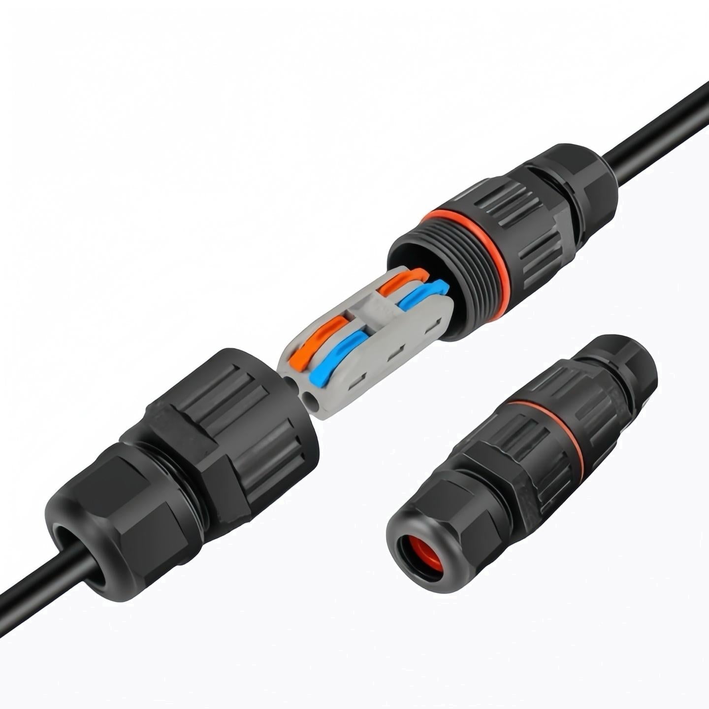 Connecteur étanche IP68 à levier 2 circuits