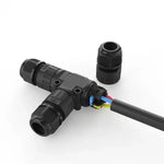 Connecteur étanche IP68 en T, leviers intégrés - 3 circuits 16A - modèle P20-T - cablage