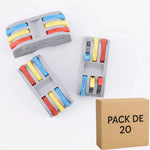Lot de 20 connecteurs à levier PCT-223, 3 circuits 3 entrées / 3 sorties 32 A - ELENCO