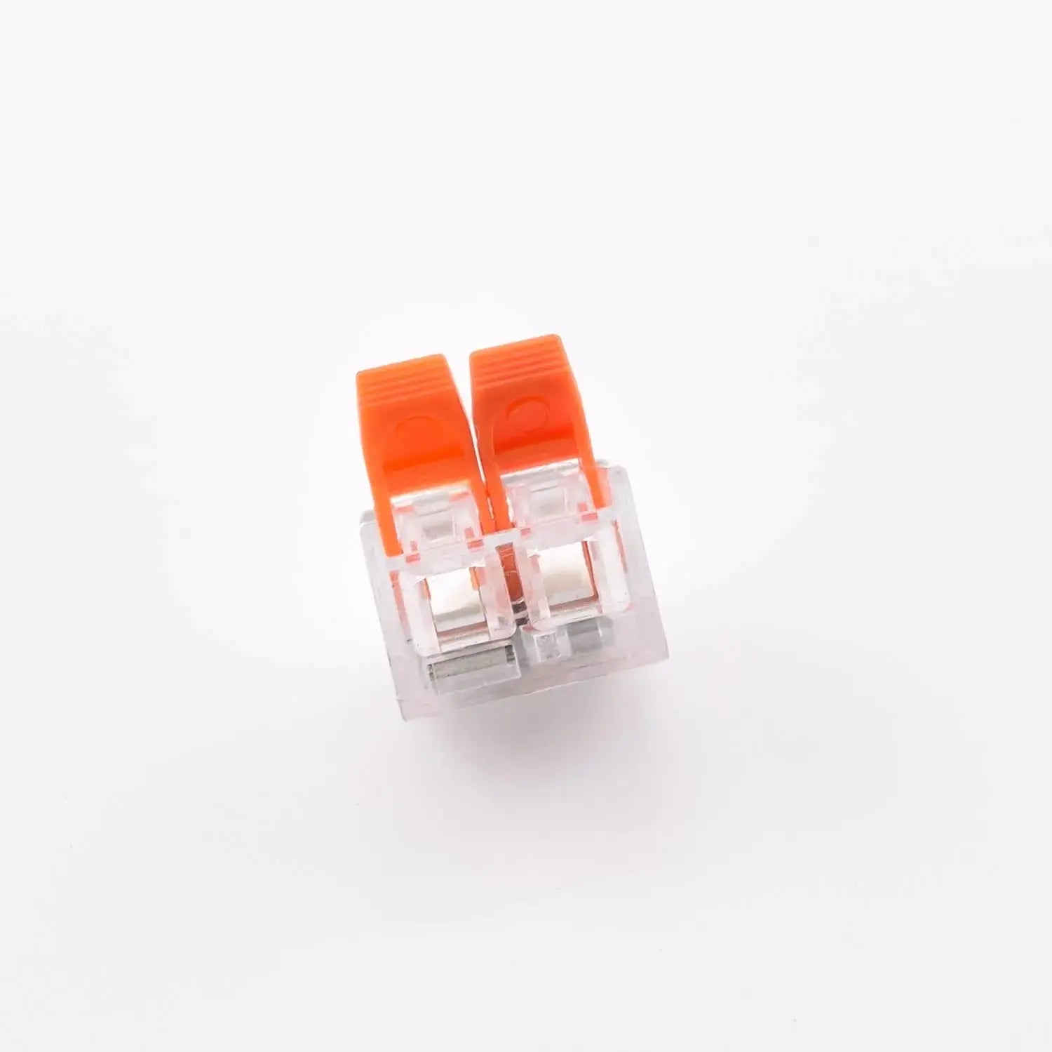 Borne PCT-412 à levier – 2 contacts – vue de face – alternative WAGO 221-412