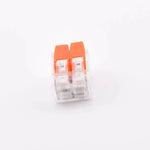 PCT-412 – connecteur transparent – vue supérieure – alternative à WAGO 221-412