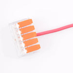 Borne a levier transparentes 5 poles 40A 6mm² LT-615