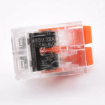 Connecteur PCT-412 – dessous du boîtier – usage similaire WAGO 221-412