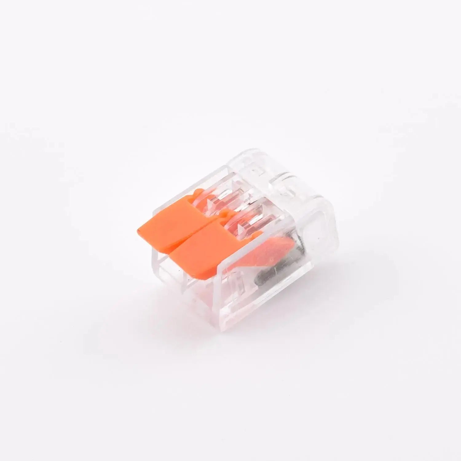 Borne PCT-412 – leviers abaissés – connexion verrouillée – alternative WAGO 221 2 fils