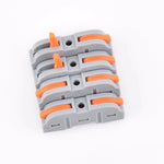 Bornes a leviers assemblables- 2 contacts 32A en ligne- modele LT-211 - assemblage en cours 